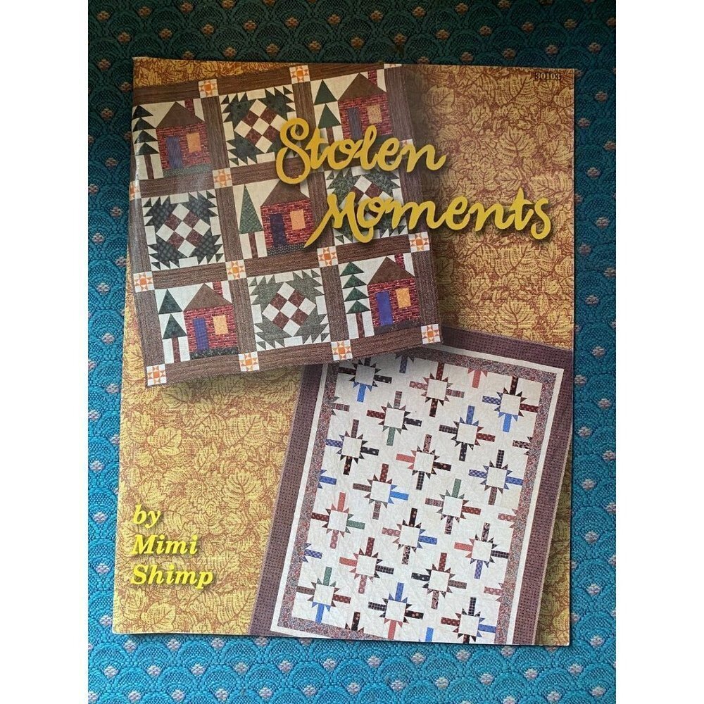 STOLEN MOMENTS QUILT PATTERNS 30103 QUILTIME Quilting Crafting Book vintage‎